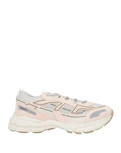 Axel Arigato Man Sneakers Pink Size 9 Leather, Textile Fibers