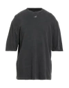 Axel Arigato Man T-shirt Charcoal Size L Cotton
