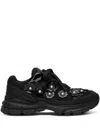 Axel Arigato Marathon Flwr Runner Sneakers In Black