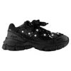 Axel Arigato Marathon Flwr Runner Sneakers In Black