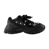 Axel Arigato Marathon Flwr Runner Sneakers In Black