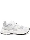 Axel Arigato Marathon Ghost Runner White Low Top Sneakers With Reflectivce Details In Leather Blend Woman In White