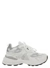 Axel Arigato Marathon Ghost Runner White Low Top Sneakers With Reflectivce Details In Leather Blend Woman In White