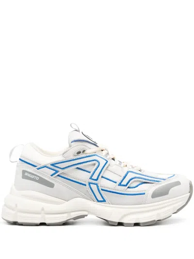 Axel Arigato Marathon R-trail 50/50 Runner Sneakers In Yellow,beige