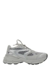 Axel Arigato Marathon Runner Grey Low Top Sneakers With Reflective Details In Leather Blend Woman In Grey