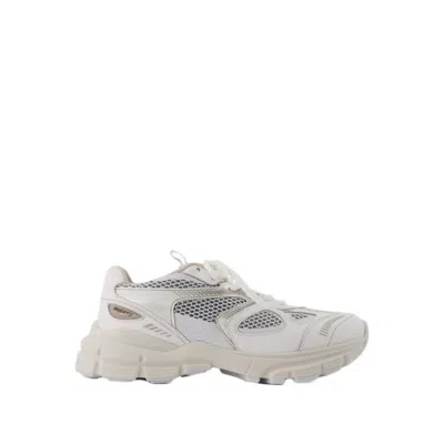 Axel Arigato Marathon Runner Sneakers - Leather - White In Grey