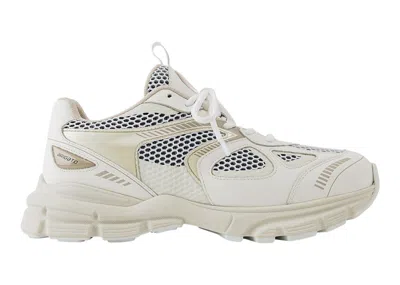 Pre-owned Axel Arigato Marathon Runner Sneakers In White/cremino
