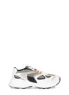 Axel Arigato Multicolor Leather And Mesh Marathon Runner Sneakers In White