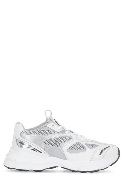 Axel Arigato Marathon Runner Sneakers In White/silver