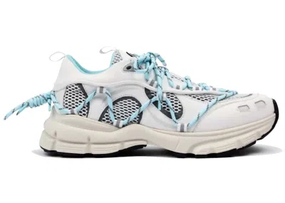 Pre-owned Axel Arigato Marathon Rwebb (women's) Sneakers In White/blue