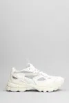 Axel Arigato 'marathon Runner' White Low Top Sneakers With Reflective Details In White
