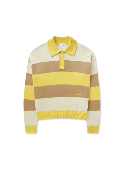 Axel Arigato Marine Striped Polo Shirt In Multi