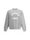 Axel Arigato Maxi Logo Sweatshirt In Grey Melange