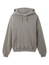 Axel Arigato Distorti Washed Sweatshirt In Grey Cotton In Gold