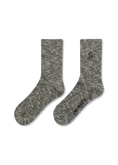 Axel Arigato Mélange Tube Socks In Gray