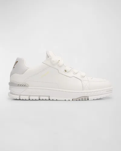 Axel Arigato Men's Area Haze Leather Low-top Sneakers In White