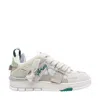 Axel Arigato Beige Suede Leather And Tech Fabric Sneakers In White