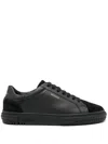 Axel Arigato Round Toe Low-top Rubber Sole Sneakers In Black