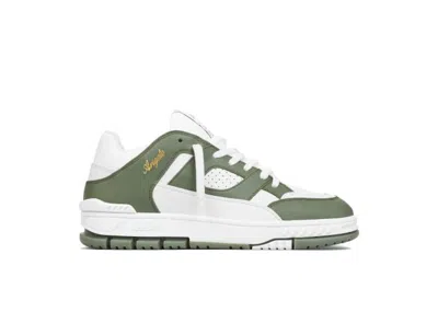 Pre-owned Axel Arigato Men's  Area Lo Sneakers In Green/white
