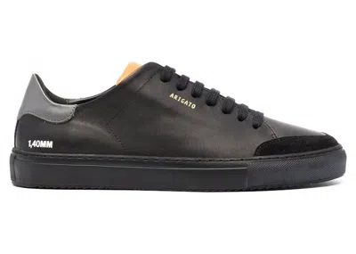 Pre-owned Axel Arigato Men's  Clean 90 Triple Sneakers In Black/grey/orange
