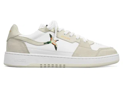 Pre-owned Axel Arigato Men's  Dice Lo Bee Bird Sneakers In Off In White/off White