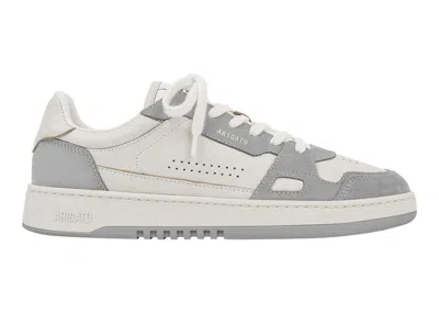 Pre-owned Axel Arigato Men's  Dice Lo Sneaker Sneakers In White/light Grey In Gray