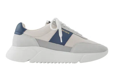 Pre-owned Axel Arigato Men's  Genesis Vintage Runner Sneakers In Cremino/blue
