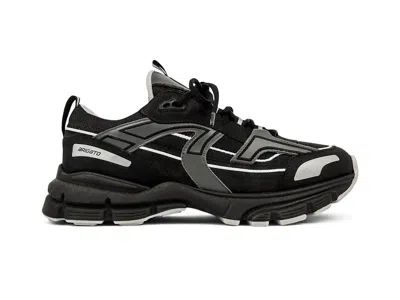 Pre-owned Axel Arigato Men's  Marathon Rtrail Sneakers In Black/dark Grey