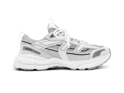 Pre-owned Axel Arigato Men's  Marathon Rtrail Sneakers In White/grey