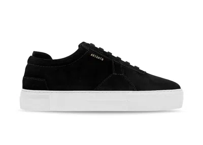 Pre-owned Axel Arigato Men's  Platform Suede Sneakers In Black/white