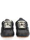 Axel Arigato Slow Runner Black Sneaker With Insert Design And Grooved Sole In Leather And Suede Man In Black