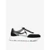 AXEL ARIGATO AXEL ARIGATO MEN'S BLK/WHITE RUSH BEE BIRD LEATHER AND SUEDE LOW-TOP TRAINERS