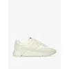 Axel Arigato Mens Cream Genesis Vintage Runner Leather And Recycled-polyester Trainers In Cream
