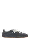 Axel Arigato Daze Runner Grey Sneaker With Logo On The Tongue And Grooved Sole In Suede Man In Multi