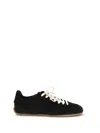 Axel Arigato Daze Runner Black Sneaker With Logo On The Tongue And Grooved Sole In Suede Man In Multi