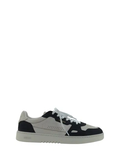 Axel Arigato Dice Lo Black And Beige Two-tone Sneakers In Calf Leather Man In Multi