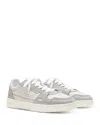 Axel Arigato Dice Lo Nubuck And Leather Sneakers In Grey