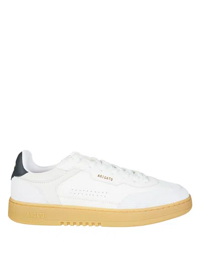 Axel Arigato Dice T-toe White Low Top Sneakers With Logo Patch On The Tongue And Logo Lettering On The Rear In Le