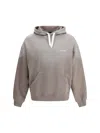 Axel Arigato Cotton Hoodie In Gray