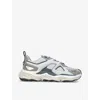 Axel Arigato Satellite Runner Leather Sneakers In Grey/light