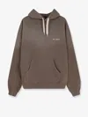 Axel Arigato Men Organic Cotton Hooded Sweatshirt In Brown