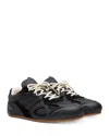 Axel Arigato Black Calf Leather Bos Taurus Low Top Sneakers In Black
