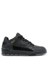 Axel Arigato Area Lo Sneakers In Black Suede And Leather In Black