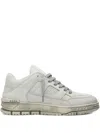 Axel Arigato Area Lo Perforated Leather Sneakers In White