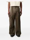 Axel Arigato Cargo Wide-leg Trousers In Brown