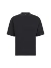 Axel Arigato Relaxed-fit Black T-shirt With Embroidered Logo In Black