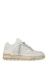 Axel Arigato Area Lo Perforated Leather Sneakers In White