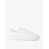 Axel Arigato Court Logo-embossed Leather Low-top Trainers In White/comb