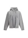 Axel Arigato Men Zip Hoodie In Gray
