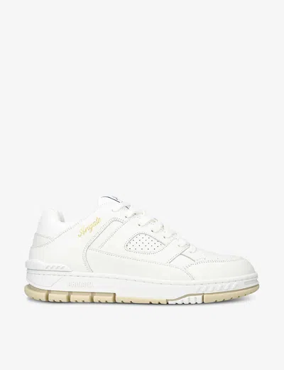 Axel Arigato Mens White Area Low Chunky-sole Leather Low-top Trainers